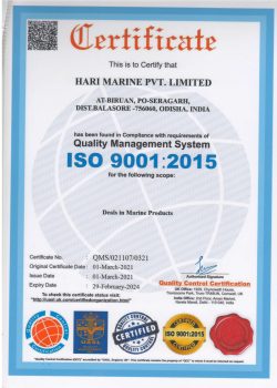 ISO CERTIFICATE